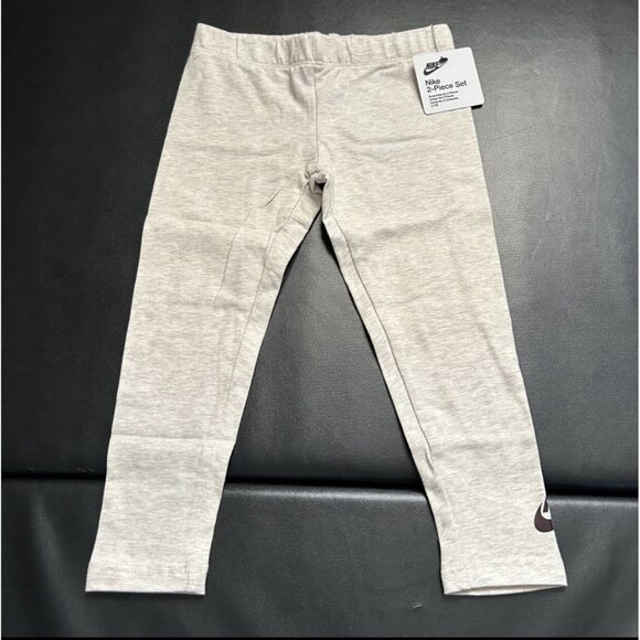 NWT Nike Leopard Print Hoodie & Leggings Set Girls Size 4 - Picture 3 of 3